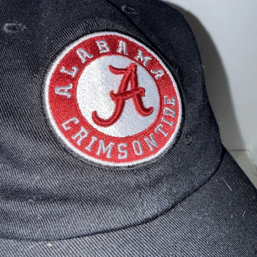 Alabama Crimson Tide 47 Brand Clean Up Hat Black Adjustable NCAA Cap oht
